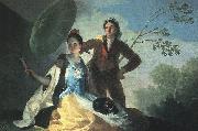 Francisco de Goya The Parasol painting